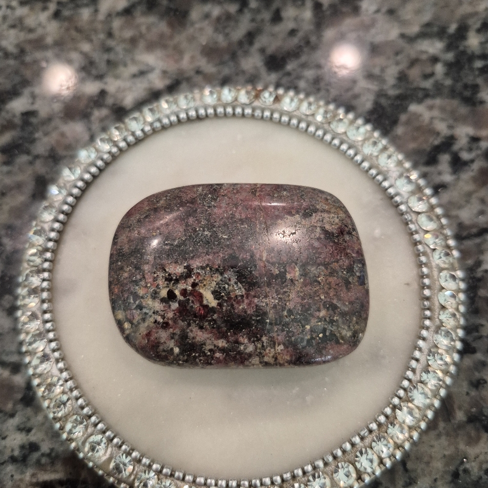 Natural Llanite Jasper Que Serra Palm Stone #3 New - Picture 7 of 10